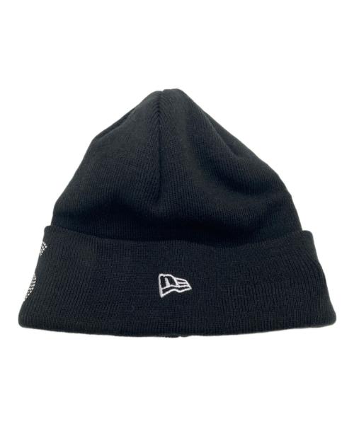New Era（ニューエラ）New Era (ニューエラ) SUPREME (シュプリーム) ニット帽 ブラックの古着・服飾アイテム
