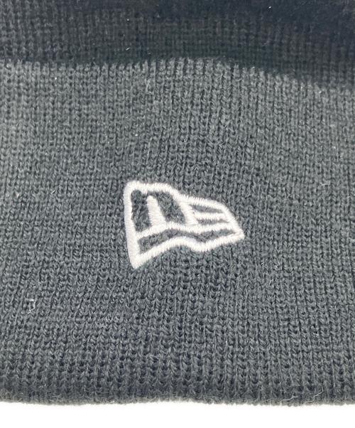 New Era（ニューエラ）New Era (ニューエラ) SUPREME (シュプリーム) ニット帽 ブラックの古着・服飾アイテム