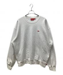 SUPREME（シュプリーム）の古着「スモールボックスロゴクルーネックスウェット」｜ホワイト