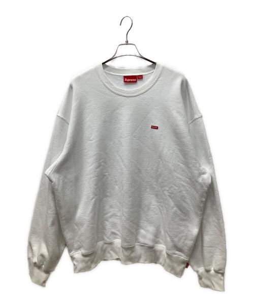 SUPREME（シュプリーム）Supreme (シュプリーム) スモールボックスロゴクルーネックスウェット ホワイト サイズ:XXLの古着・服飾アイテム