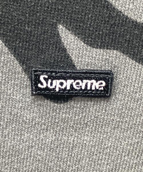 SUPREME（シュプリーム）Supreme (シュプリーム) Small Box Zip Up Hooded Sweatshirt グリーン×グレー サイズ:XXLの古着・服飾アイテム
