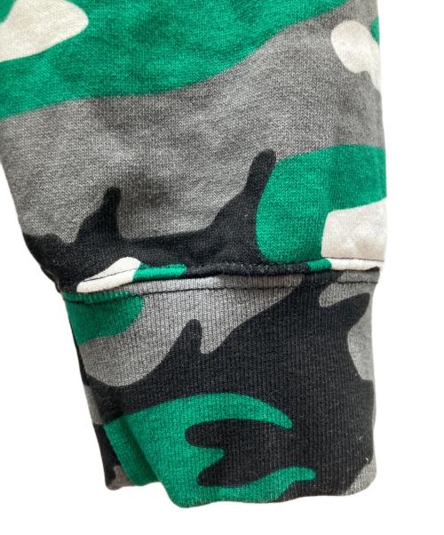 SUPREME（シュプリーム）Supreme (シュプリーム) Small Box Zip Up Hooded Sweatshirt グリーン×グレー サイズ:XXLの古着・服飾アイテム