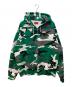 Supreme（シュプリーム）の古着「Small Box Zip Up Hooded Sweatshirt」｜グリーン×グレー