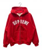 SUPREMEシュプリーム）の古着「Arc Thermal Zip Hooded Sweatshirt 2024FW」｜レッド