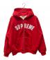 Supreme（シュプリーム）の古着「Arc Thermal Zip Hooded Sweatshirt 2024FW 」｜レッド