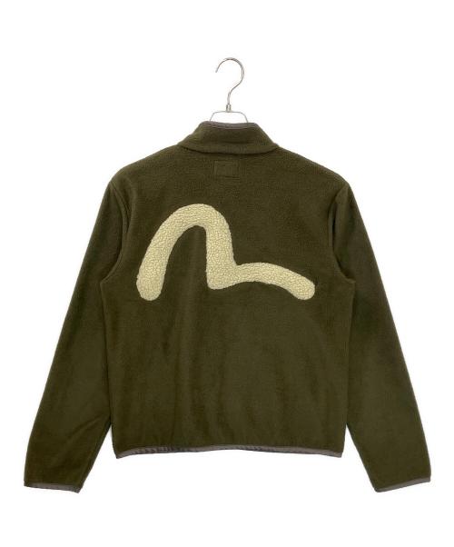 EVISU（エヴィス）EVISU (エヴィス) フリースジャケット オリーブ サイズ:36の古着・服飾アイテム