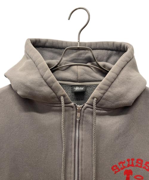 stussy（ステューシー）stussy (ステューシー) パーカー グレー サイズ:Mの古着・服飾アイテム
