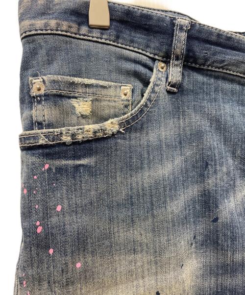 DSQUARED2（ディースクエアード）DSQUARED2 (ディースクエアード) デニムパンツ ネイビー サイズ:52の古着・服飾アイテム