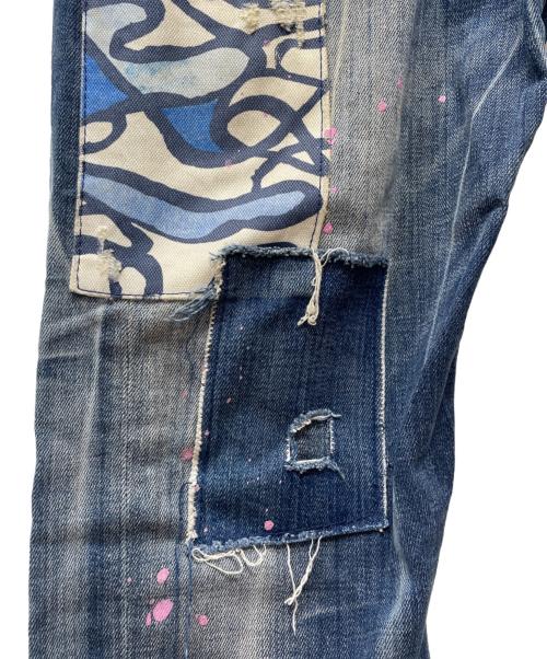DSQUARED2（ディースクエアード）DSQUARED2 (ディースクエアード) デニムパンツ ネイビー サイズ:52の古着・服飾アイテム
