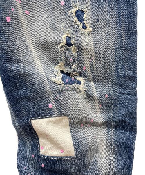 DSQUARED2（ディースクエアード）DSQUARED2 (ディースクエアード) デニムパンツ ネイビー サイズ:52の古着・服飾アイテム
