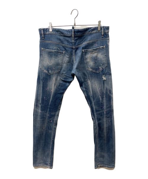DSQUARED2（ディースクエアード）DSQUARED2 (ディースクエアード) デニムパンツ ネイビー サイズ:52の古着・服飾アイテム
