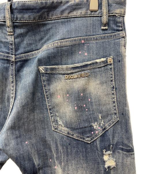 DSQUARED2（ディースクエアード）DSQUARED2 (ディースクエアード) デニムパンツ ネイビー サイズ:52の古着・服飾アイテム