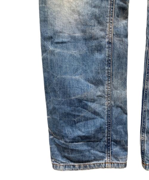 DOLCE & GABBANA（ドルチェ＆ガッバーナ）DOLCE & GABBANA (ドルチェ＆ガッバーナ) クラッシュ加工デニムパンツ インディゴ サイズ:83.5cm (W33)の古着・服飾アイテム