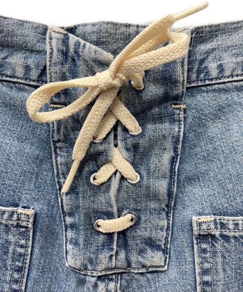 RRL（ダブルアールエル）RRL (ダブルアールエル) セーラー レースアップ ボタンフライ デニムパンツ インディゴ サイズ:81cm (W32)の古着・服飾アイテム