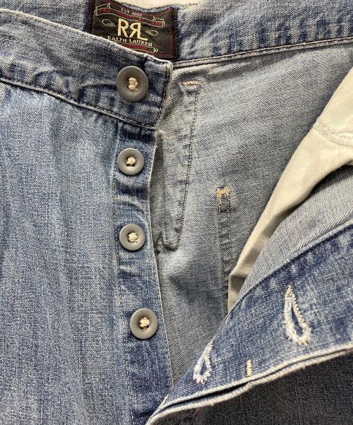 RRL（ダブルアールエル）RRL (ダブルアールエル) セーラー レースアップ ボタンフライ デニムパンツ インディゴ サイズ:81cm (W32)の古着・服飾アイテム