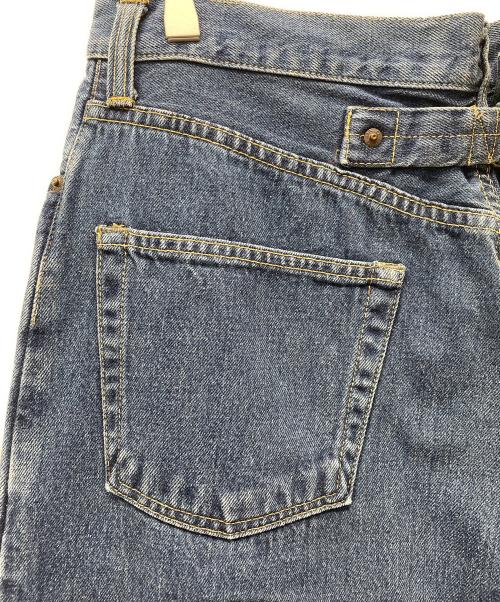RRL（ダブルアールエル）RRL (ダブルアールエル) シンチバック デニムパンツ インディゴ サイズ:83.5cm (W33)の古着・服飾アイテム