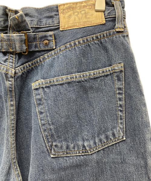 RRL（ダブルアールエル）RRL (ダブルアールエル) シンチバック デニムパンツ インディゴ サイズ:83.5cm (W33)の古着・服飾アイテム