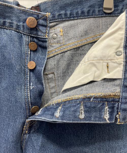 RRL（ダブルアールエル）RRL (ダブルアールエル) シンチバック デニムパンツ インディゴ サイズ:83.5cm (W33)の古着・服飾アイテム