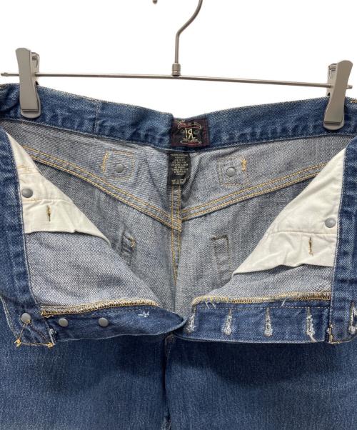 RRL（ダブルアールエル）RRL (ダブルアールエル) シンチバック デニムパンツ インディゴ サイズ:83.5cm (W33)の古着・服飾アイテム