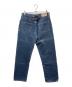 RRL (ダブルアールエル) シンチバック デニムパンツ インディゴ サイズ:83.5cm (W33)：25000円