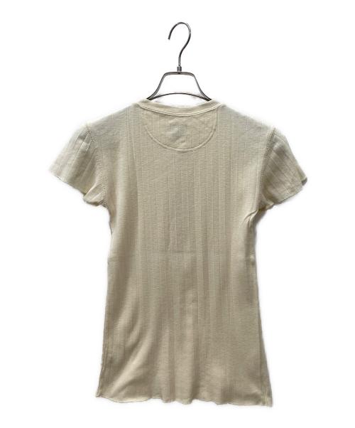 RRL（ダブルアールエル）RRL (ダブルアールエル) ヘンリーネック半袖カットソー アイボリー サイズ:1の古着・服飾アイテム