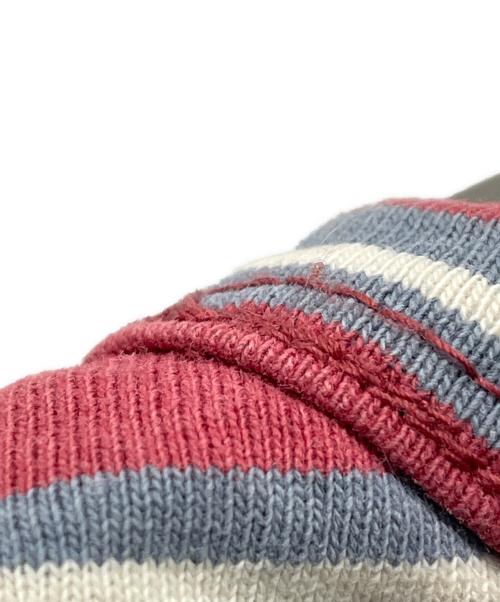 RRL（ダブルアールエル）RRL (ダブルアールエル) 半袖カットソー　Pirate Flag Theme Striped T-shirt レッド サイズ:XSの古着・服飾アイテム