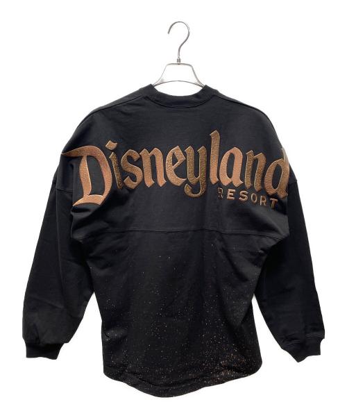Disney PARKS（ディズニーパーク）Disney PARKS (ディズニーパーク) 長袖カットソー　SPIRIT JERSEY ブラック×ブラウン サイズ:Sの古着・服飾アイテム