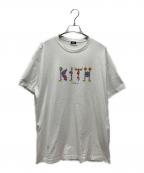 KITHキス）の古着「半袖カットソー　Nanzuka Gallery Tanaami Tee」｜ホワイト