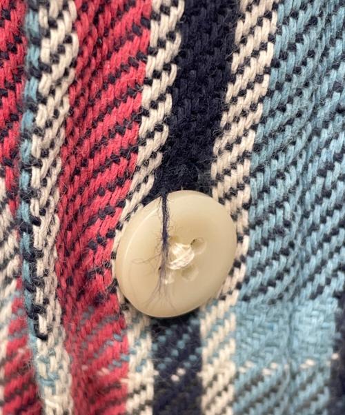POLO RALPH LAUREN（ポロ・ラルフローレン）POLO RALPH LAUREN (ポロ・ラルフローレン) フードネルパーカー ネイビー×ブルー サイズ:Mの古着・服飾アイテム