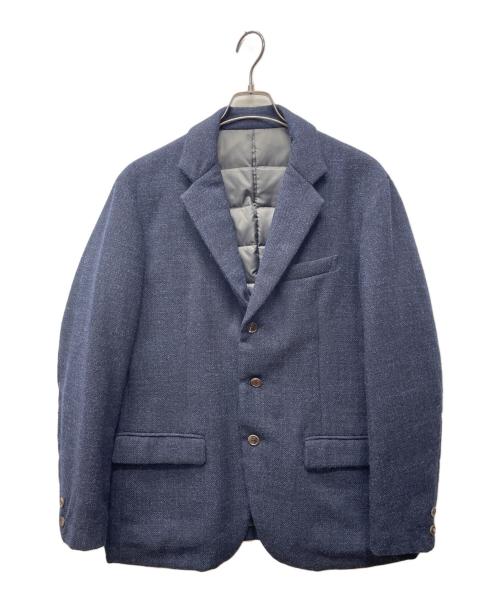 PAPAS（パパス）PAPAS (パパス) インナーダウンテーラードジャケット ネイビー サイズ:Mの古着・服飾アイテム