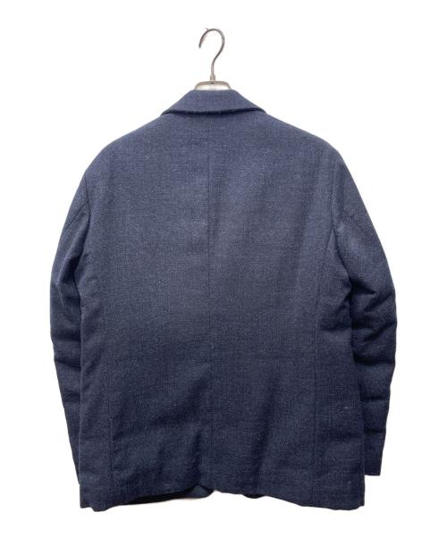 PAPAS（パパス）PAPAS (パパス) インナーダウンテーラードジャケット ネイビー サイズ:Mの古着・服飾アイテム