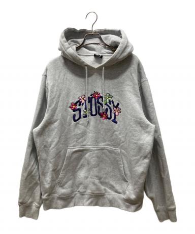 中古・古着通販】stussy (ステューシー) COLLEGIATE FLORAL HOODIE