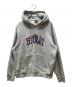 stussy（ステューシー）の古着「COLLEGIATE FLORAL HOODIE」｜グレー