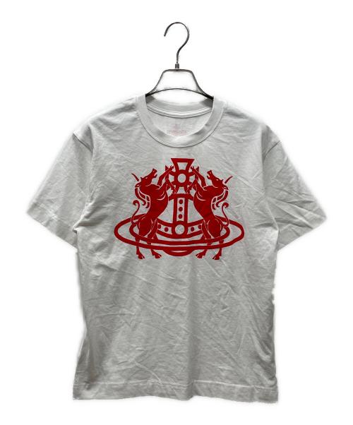 Vivienne Westwood RED LABEL（ヴィヴィアンウエストウッドレッドレーベル）Vivienne Westwood RED LABEL (ヴィヴィアンウエストウッドレッドレーベル) ZODIAC&ORB Tシャツ ホワイト サイズ:Mの古着・服飾アイテム
