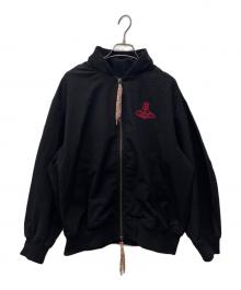 Vivienne Westwood RED LABEL（ヴィヴィアンウエストウッドレッドレーベル）の古着「ジップパーカー」｜ブラック