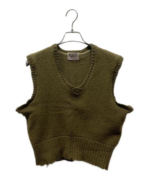 Rugby knitting mills（ラグビーニッティングミルズ）Rugby knitting mills (ラグビーニッティングミルズ) ベスト カーキ サイズ:不明の古着・服飾アイテム