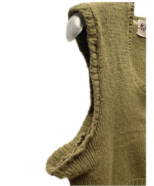 Rugby knitting mills（ラグビーニッティングミルズ）Rugby knitting mills (ラグビーニッティングミルズ) ベスト カーキ サイズ:不明の古着・服飾アイテム