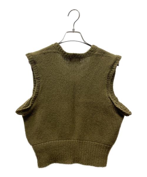 Rugby knitting mills（ラグビーニッティングミルズ）Rugby knitting mills (ラグビーニッティングミルズ) ベスト カーキ サイズ:不明の古着・服飾アイテム