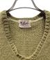 中古・古着 Rugby knitting mills (ラグビーニッティングミルズ) ベスト カーキ サイズ:不明：15000円