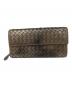 BOTTEGA VENETA（ボッテガベネタ）の古着「イントレチャート 長財布」｜メタリック