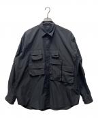 DAIWA PIER39ダイワ ピア39）の古着「TECH ANGLERS SHIRTS L/S」｜ブラック