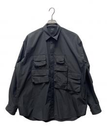 DAIWA PIER39（ダイワ ピア39）の古着「TECH ANGLERS SHIRTS L/S」｜ブラック