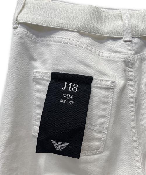 EMPORIO ARMANI（エンポリオ アルマーニ）EMPORIO ARMANI (エンポリオ アルマーニ) デニムパンツ ホワイト サイズ:24の古着・服飾アイテム