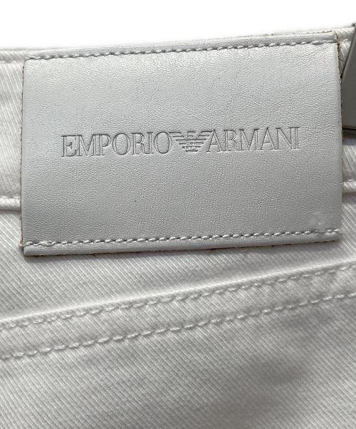EMPORIO ARMANI（エンポリオ アルマーニ）EMPORIO ARMANI (エンポリオ アルマーニ) デニムパンツ ホワイト サイズ:24の古着・服飾アイテム