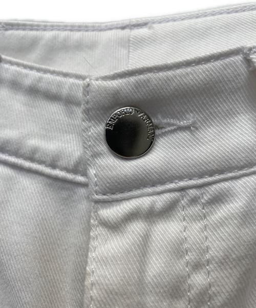 EMPORIO ARMANI（エンポリオ アルマーニ）EMPORIO ARMANI (エンポリオ アルマーニ) デニムパンツ ホワイト サイズ:24の古着・服飾アイテム