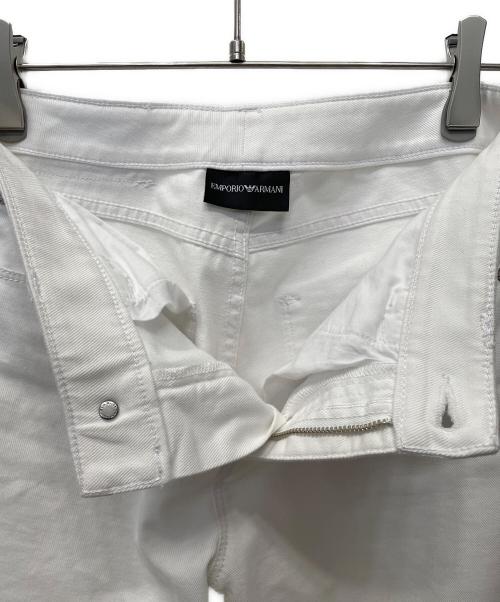 EMPORIO ARMANI（エンポリオ アルマーニ）EMPORIO ARMANI (エンポリオ アルマーニ) デニムパンツ ホワイト サイズ:24の古着・服飾アイテム