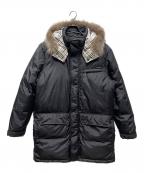 BURBERRY BLACK LABELバーバリーブラックレーベル）の古着「ダウンコート」｜ブラック