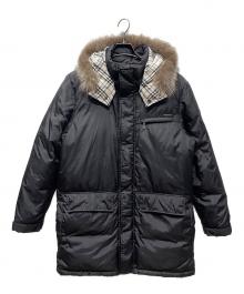BURBERRY BLACK LABEL（バーバリーブラックレーベル）の古着「ダウンコート」｜ブラック