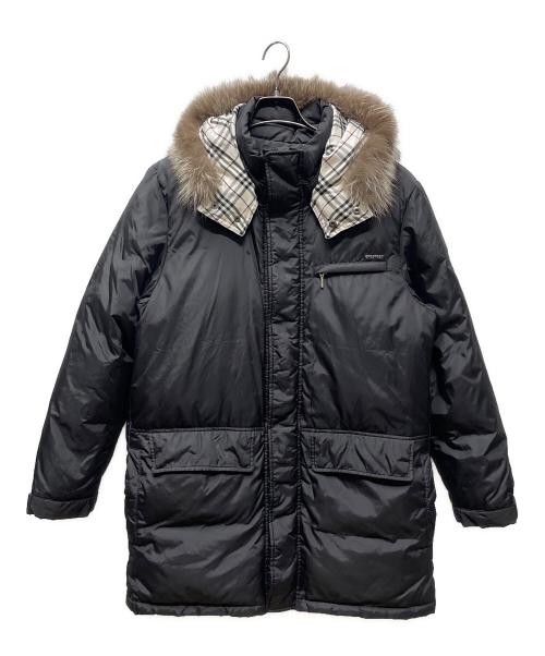 BURBERRY BLACK LABEL（バーバリーブラックレーベル）BURBERRY BLACK LABEL (バーバリーブラックレーベル) ダウンコート ブラック サイズ:Mの古着・服飾アイテム