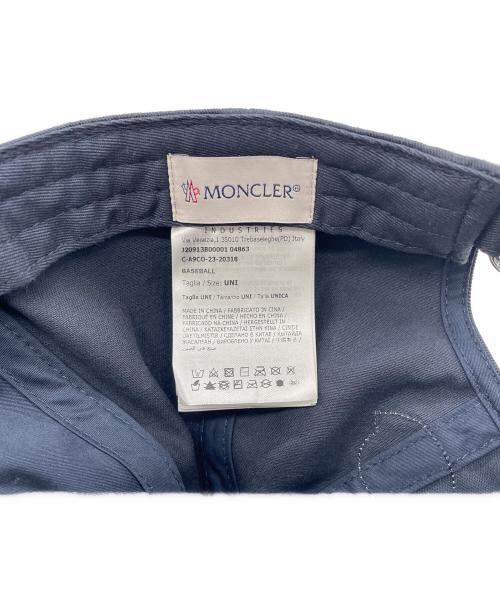 MONCLER（モンクレール）MONCLER (モンクレール) キャップ ネイビー サイズ:UNIの古着・服飾アイテム